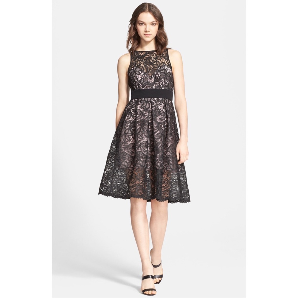 Jay Godfrey Lex Black Lace Dress